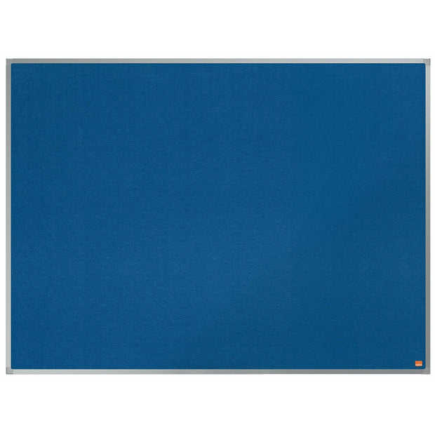 Bulletin board Nobo Essence Blue Felt Aluminium 120 x 90 cm