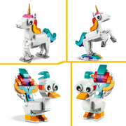 Playset Lego Creator Magic Unicorn 31140 3-in-1 145 Pieces