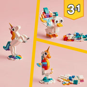 Playset Lego Creator Magic Unicorn 31140 3-in-1 145 Pieces