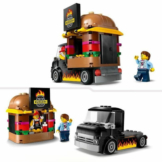 Playset Lego 60404 Hamburger truck