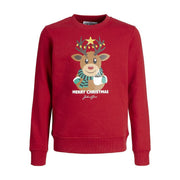 Children’s Sweatshirt without Hood JORTOON  Jack & Jones 12222091 Red