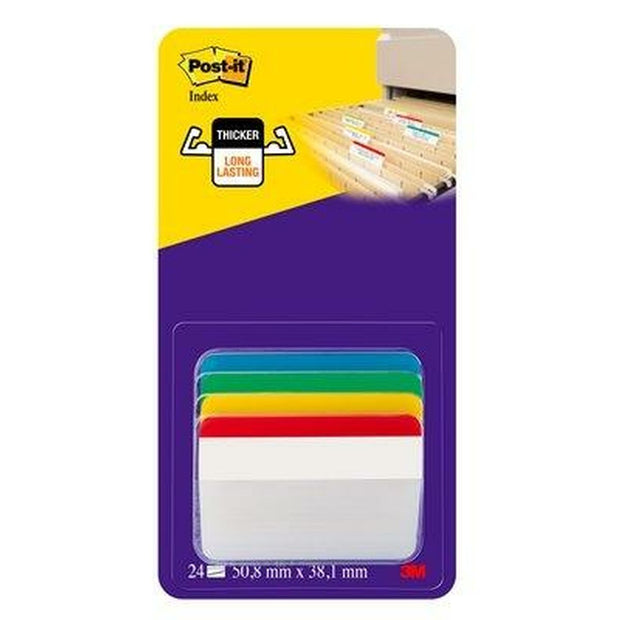 Set of Sticky Notes Post-it Index Multicolour 51 x 38 mm (6 Units)