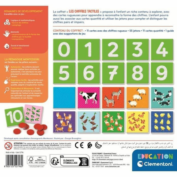 Educational Game Clementoni Les chiffres tactiles (FR)