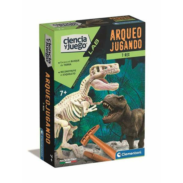 Educational Game Clementoni Arqueojugando T-Rex 15 x 21 x 5,5 cm