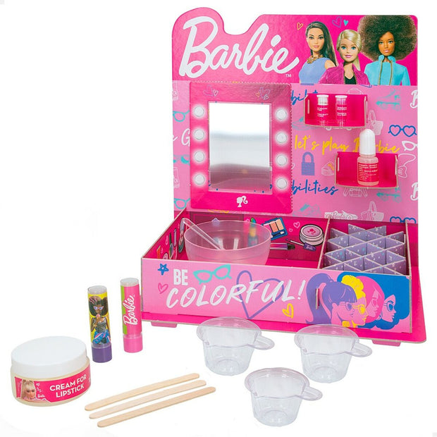 Kit to create Makeup Barbie Studio Color Change Lipstick 15 Pieces