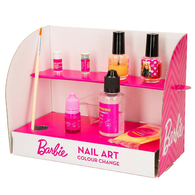 Kit to create Makeup Barbie Studio Color Change Nail polish 15 Pieces