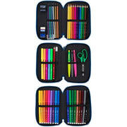 Triple Pencil Case Milan The Fun Multicolour 19,5 x 13 x 7,5 cm
