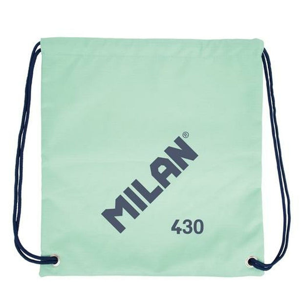 Backpack with Strings Milan Since 1918 Green 42 x 34 x 0,7 cm