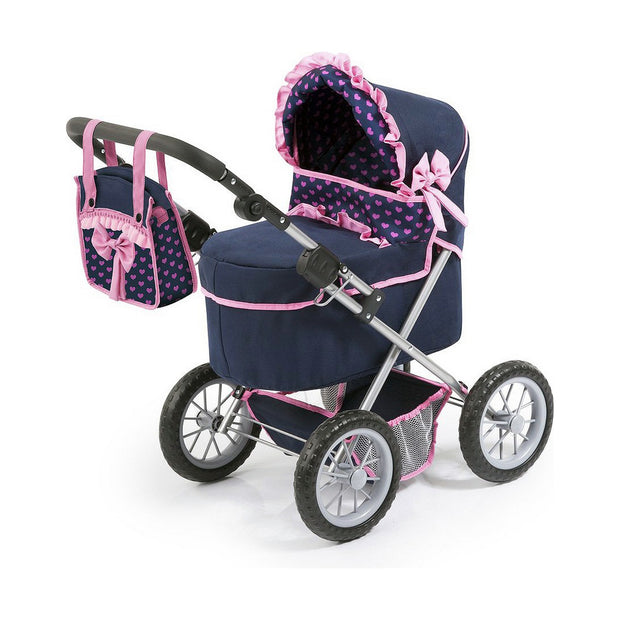 Doll Stroller Reig 45 cm Navy Blue