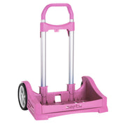 Rucksack Trolley Safta Pink 40 x 85 x 28 cm