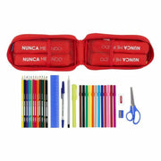 Backpack Pencil Case Sevilla Fútbol Club M747 Red 12 x 23 x 5 cm (33 Pieces)