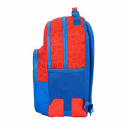 School Bag Super Mario Red Blue (32 x 42 x 15 cm)