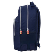 School Bag Super Mario Navy Blue 32 x 42 x 15 cm