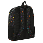 School Bag The Avengers Super heroes Black (32 x 42 x 14 cm)