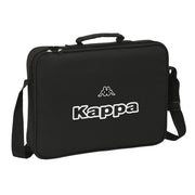 School Satchel Kappa Black Black (38 x 28 x 6 cm)