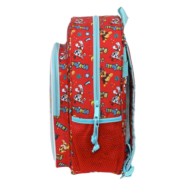 Child bag The Paw Patrol Funday Red Light Blue (26 x 34 x 11 cm)