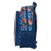 Child bag Hot Wheels Speed club Orange Navy Blue (27 x 33 x 10 cm)