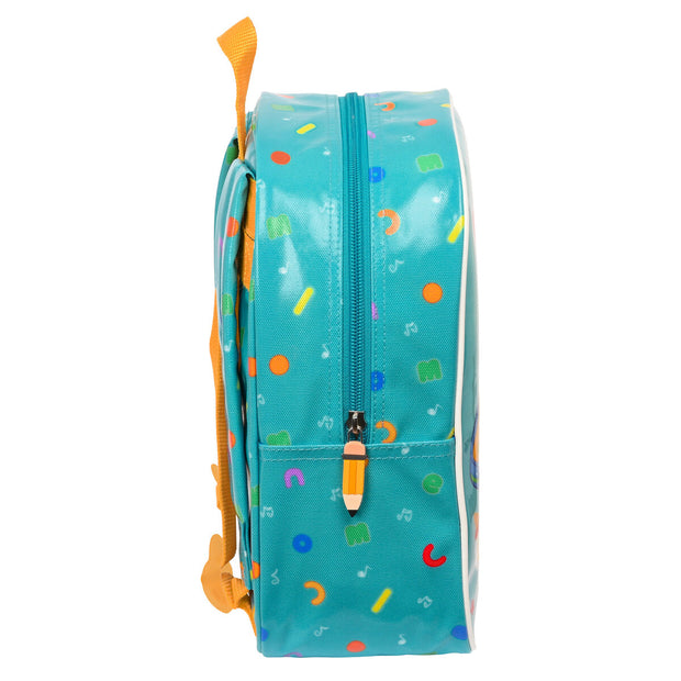 Child bag CoComelon Back to class Light Blue (22 x 27 x 10 cm)