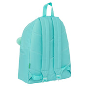 School Bag Benetton Letter Green 33 x 42 x 15 cm