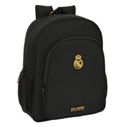 School Bag Real Madrid C.F. Black 32 X 38 X 12 cm