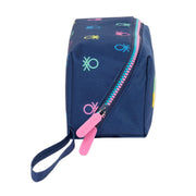 School Case Benetton Cool Navy Blue 22 x 10 x 10 cm