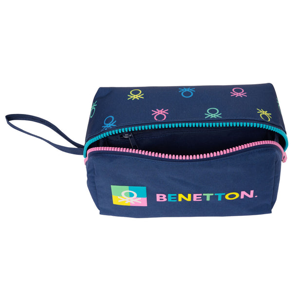 School Case Benetton Cool Navy Blue 22 x 10 x 10 cm