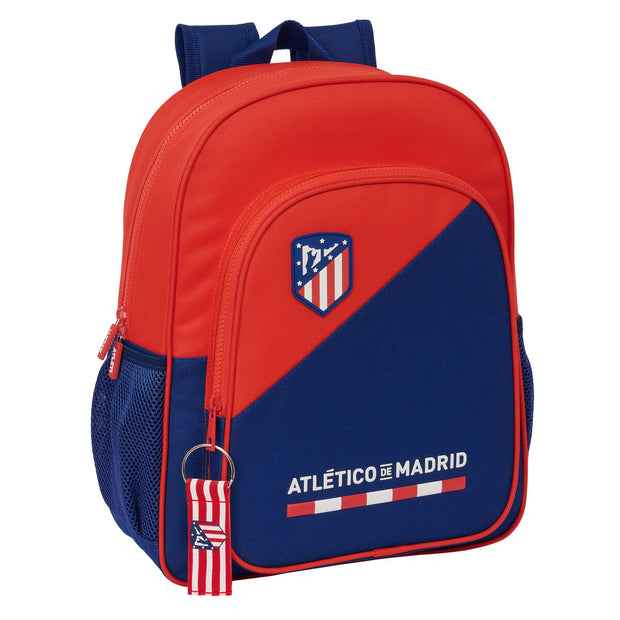 School Bag Atlético Madrid Blue Red 32 X 38 X 12 cm