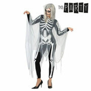 Costume for Adults Th3 Party Black Skeleton (2 Pieces)