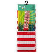 Costume Stockings Striped One size Red