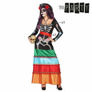 Costume for Adults Th3 Party Multicolour Skeleton (2 Pieces)