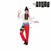 Costume for Adults Th3 Party Multicolour (4 Pieces)