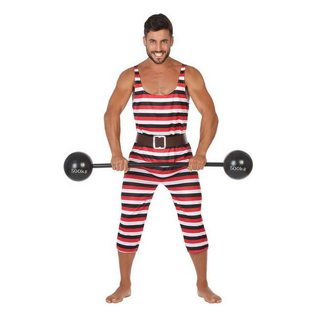 Costume for Adults Multicolour Strongman Circus (2 Pieces)