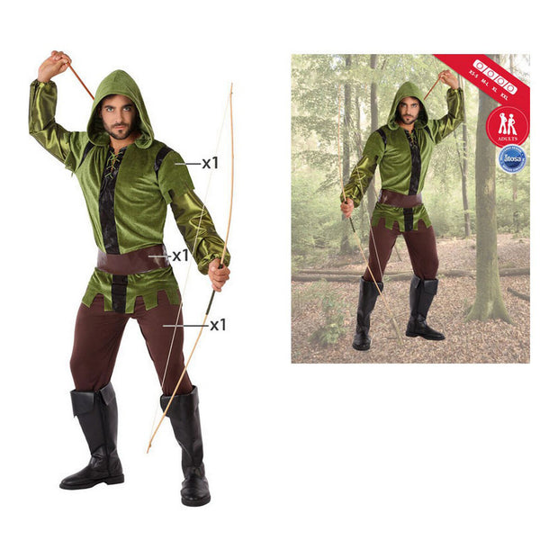 Costume for Adults (3 pcs) Male Archer