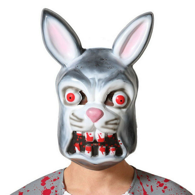 Mask Grey Rabbit Bloody
