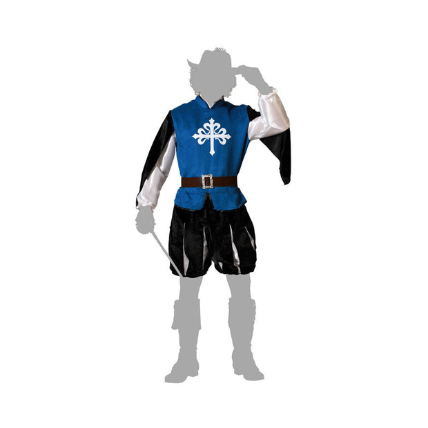 Costume for Adults Male Musketeer XXL