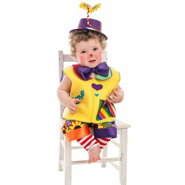 Costume for Babies Love Male Clown (3 Pieces)
