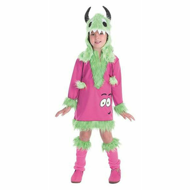 Costume for Children Green Pink Monster