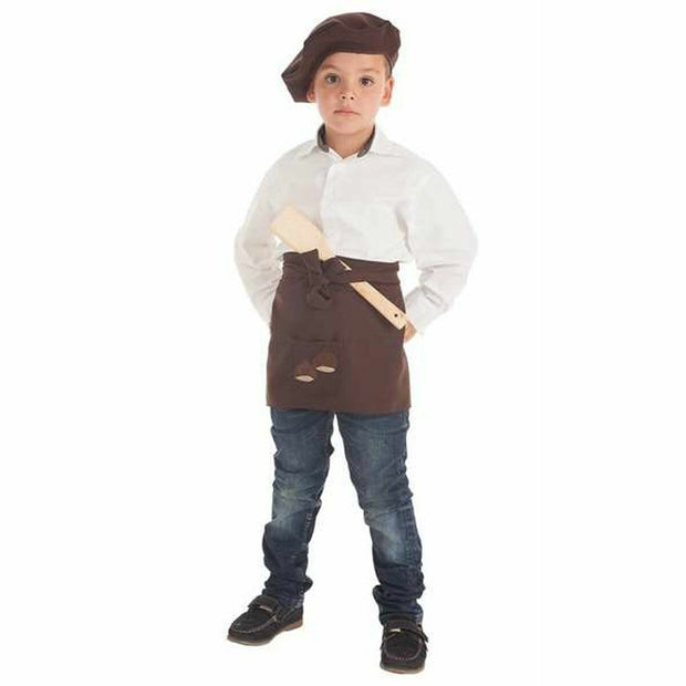 Costume for Children Hat Apron Brown