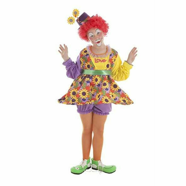 Costume for Children Love Male Clown (4 Pieces)