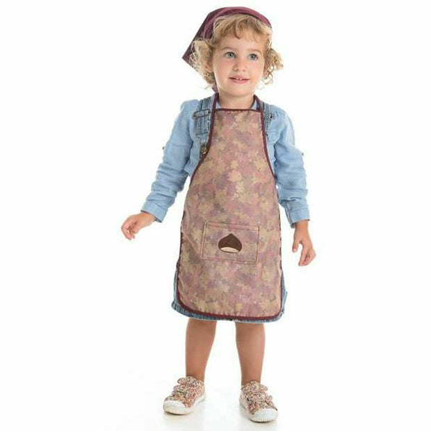 Costume for Children Female Chef Autumn Brown