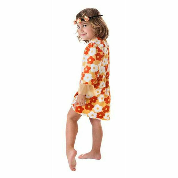 Costume for Children Flowers Hippie Orange