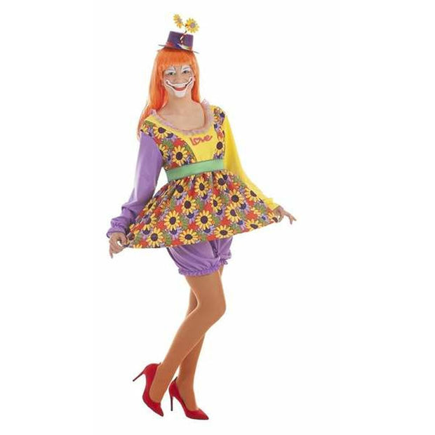 Costume for Adults Love Female Clown 5 Pieces