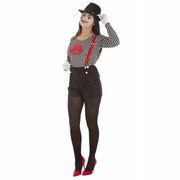 Costume for Adults Lady Mime 4 Pieces