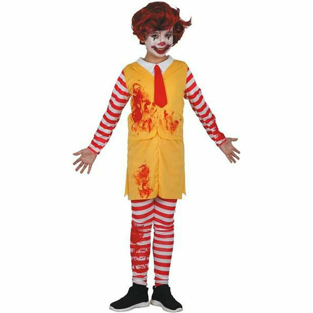 Costume for Children Burger Male Clown Terror (3 Pieces)