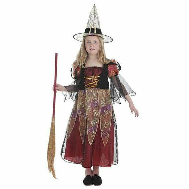 Costume for Children Burgundy Witch (2 Pieces)