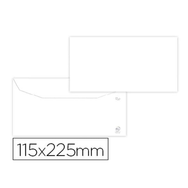 Envelopes Liderpapel SL35 White Paper 115 x 225 mm (25 Units)