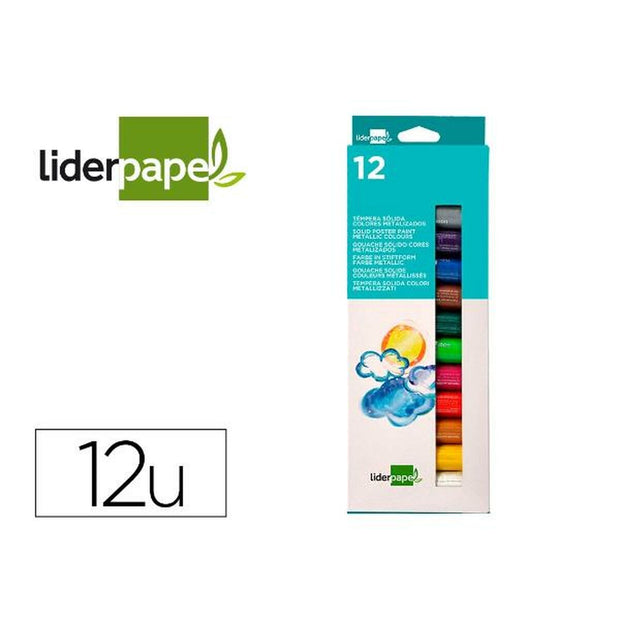 Tempera Liderpapel TP72 Multicolour (12 Pieces)