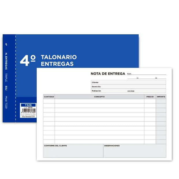 Delivery Book Liderpapel T329 (5 Units)