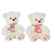 Teddy Bear DKD Home Decor Red White Burgundy Children's 20 x 20 x 50 cm (2 Units)