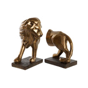 Bookend DKD Home Decor Lion Resin Modern (32 x 15 x 24,5 cm)